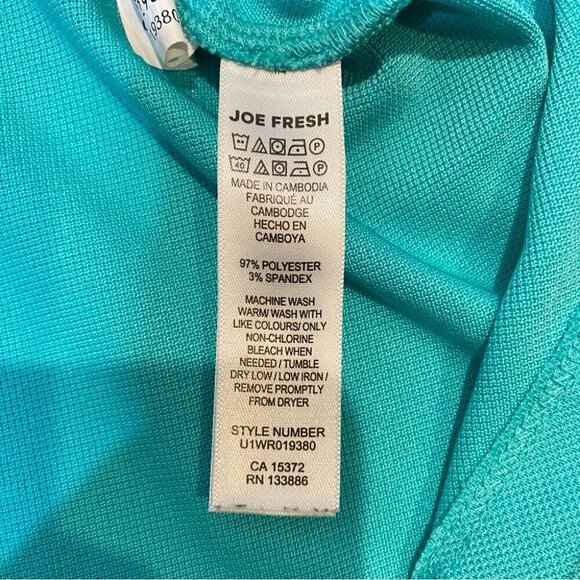 Sleeveless Collared Shirt in Teal Size L Perfect for Golf or Tennis - Picture 12 of 14